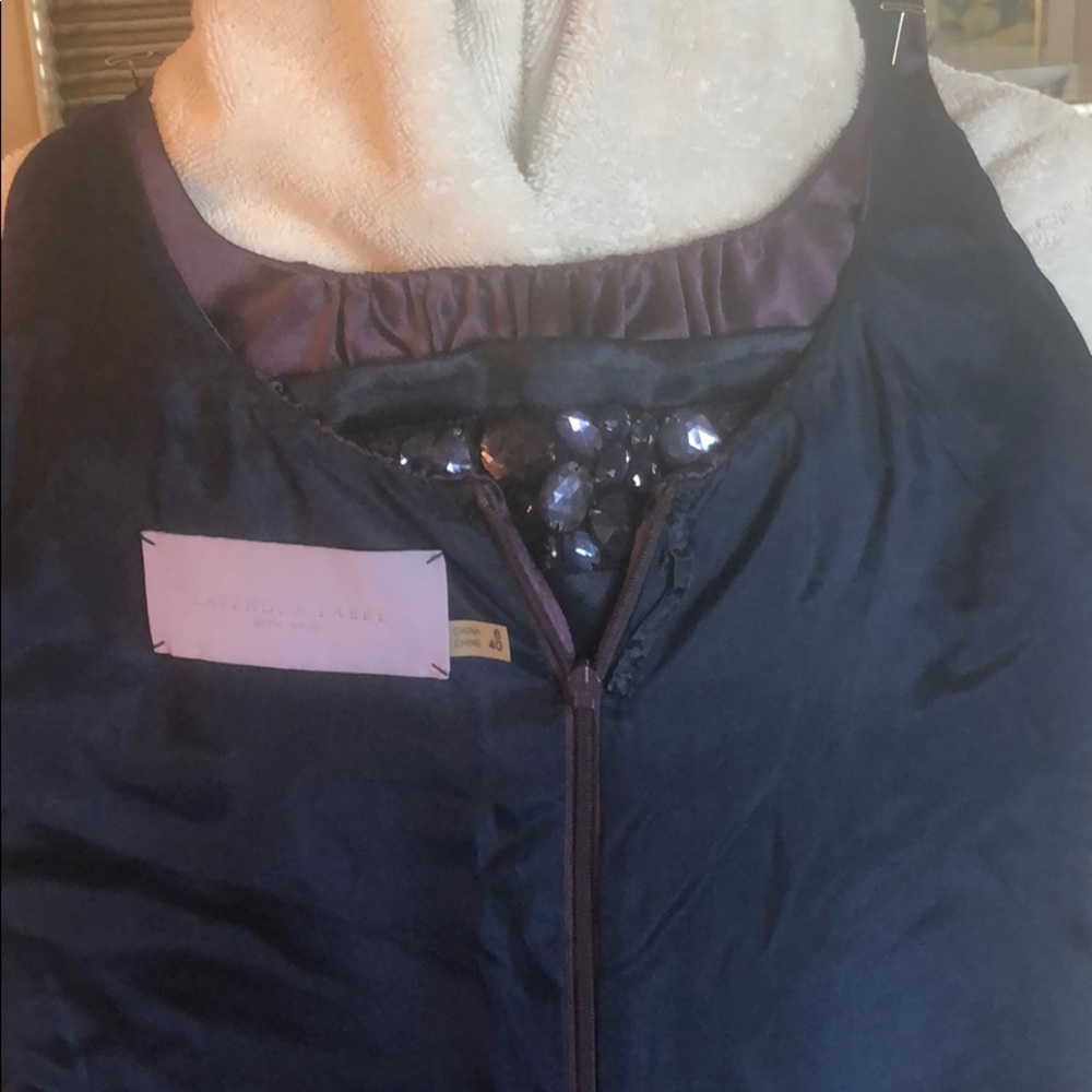 Lavender label vera Wang silk dress